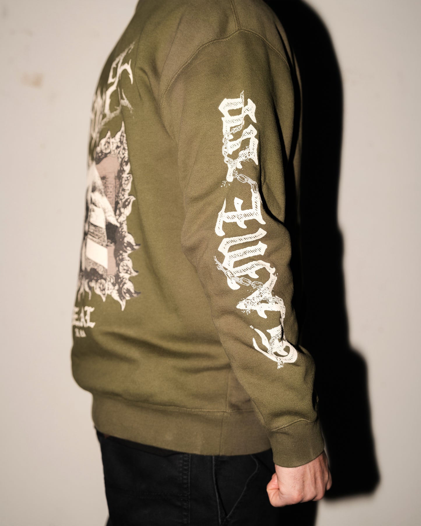 Game Up Hoodie in Army Green