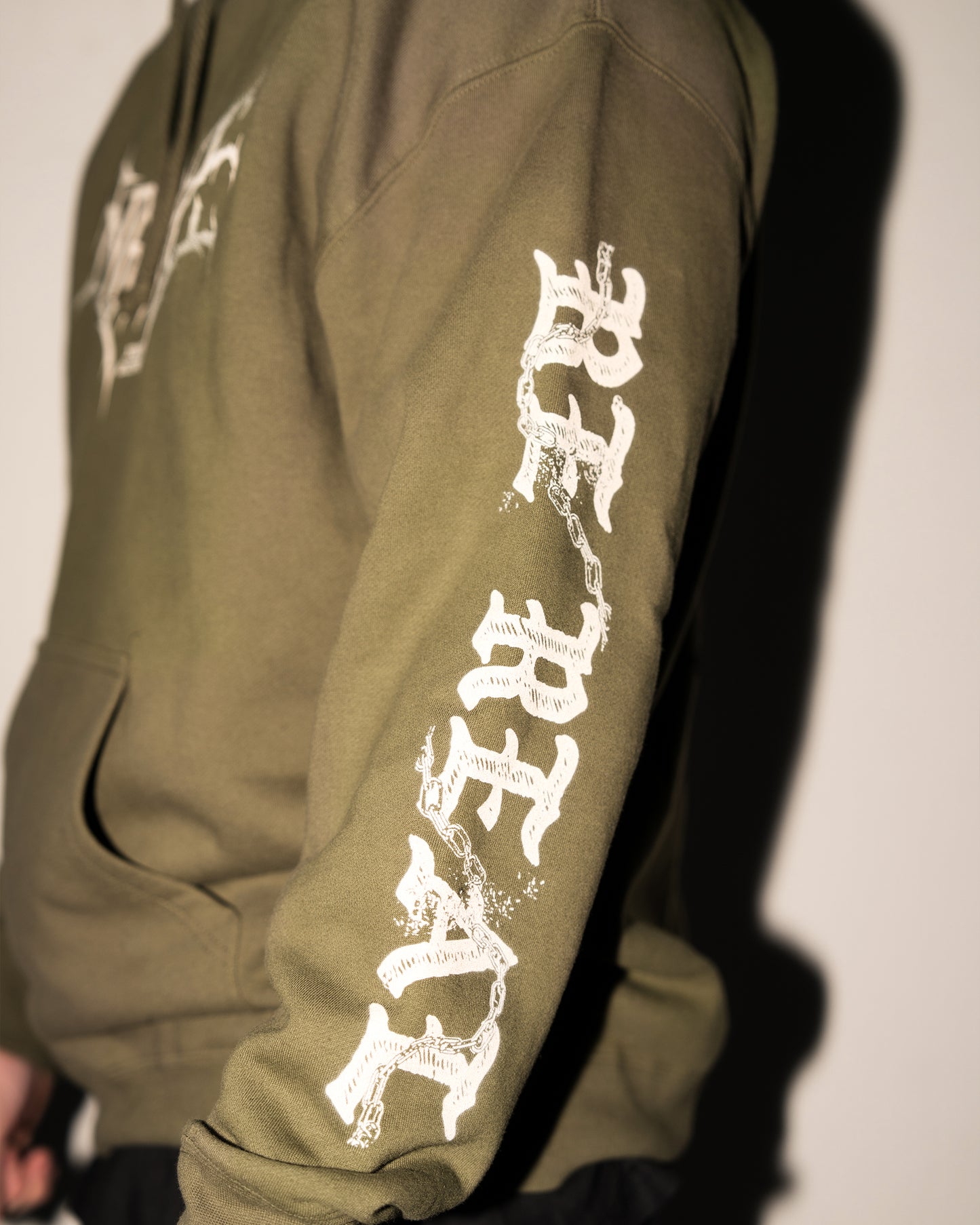 Game Up Hoodie in Army Green