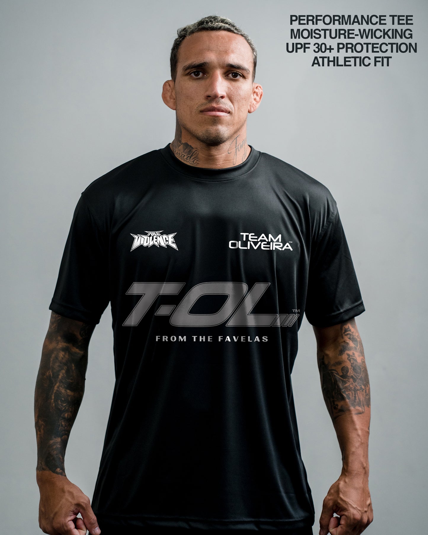 Team Oliveira "Active" Tee in Black