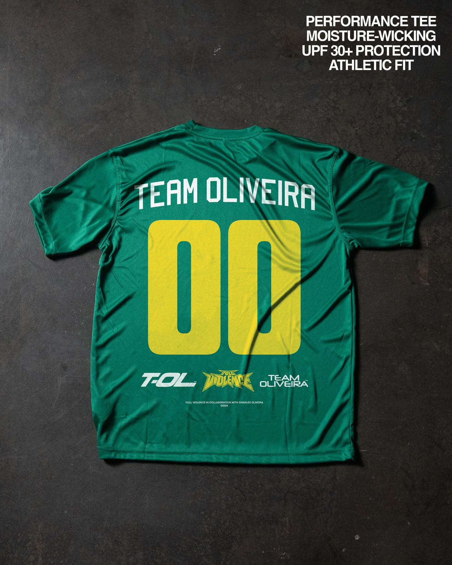 Team Oliveira "Active" Tee in Green