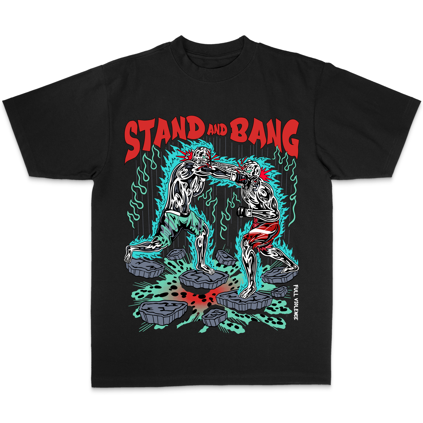 Stand and Bang "Classic" Tee in Black