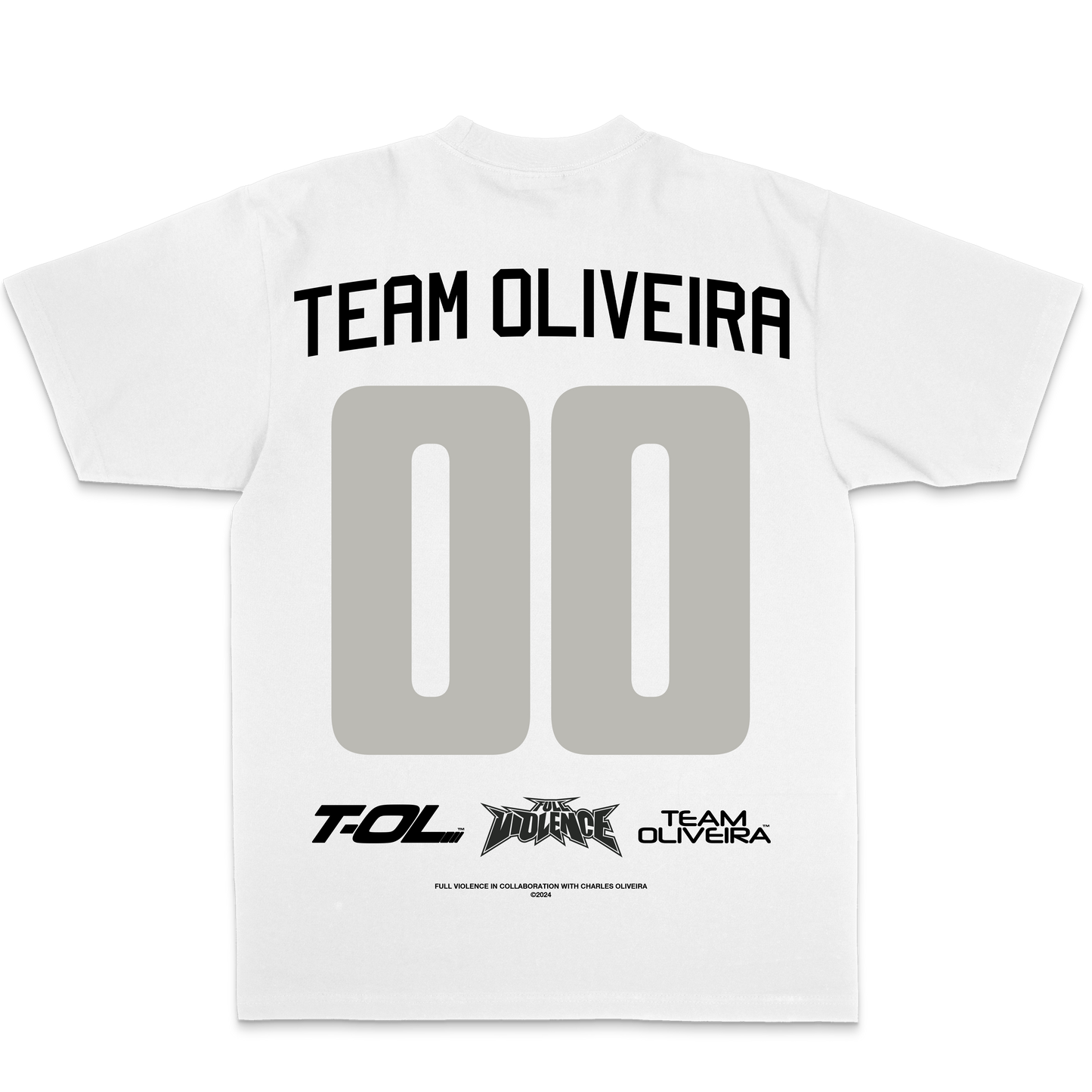 Team Oliveira "Classic" Tee in White