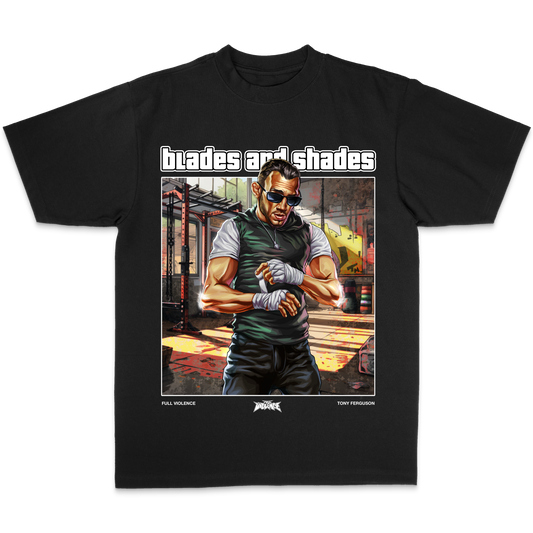 Blades and Shades "Classic" Tee in Black