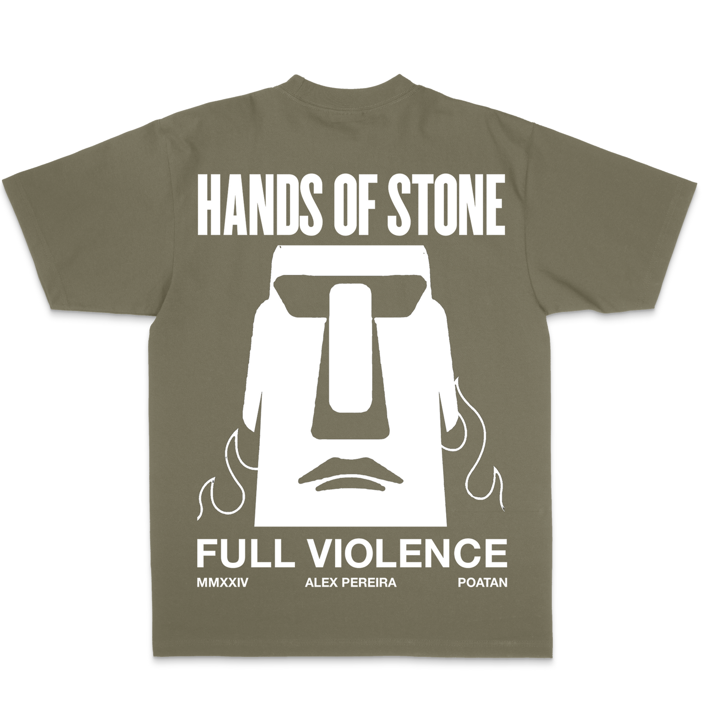 Hands of Stone "Classic" Tee in Olive