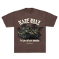 War Diaz "Premium" Tee in Chocolate Brown