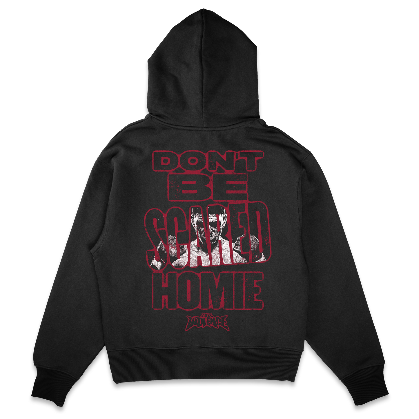 Don't Be Scared Hoodie in Black