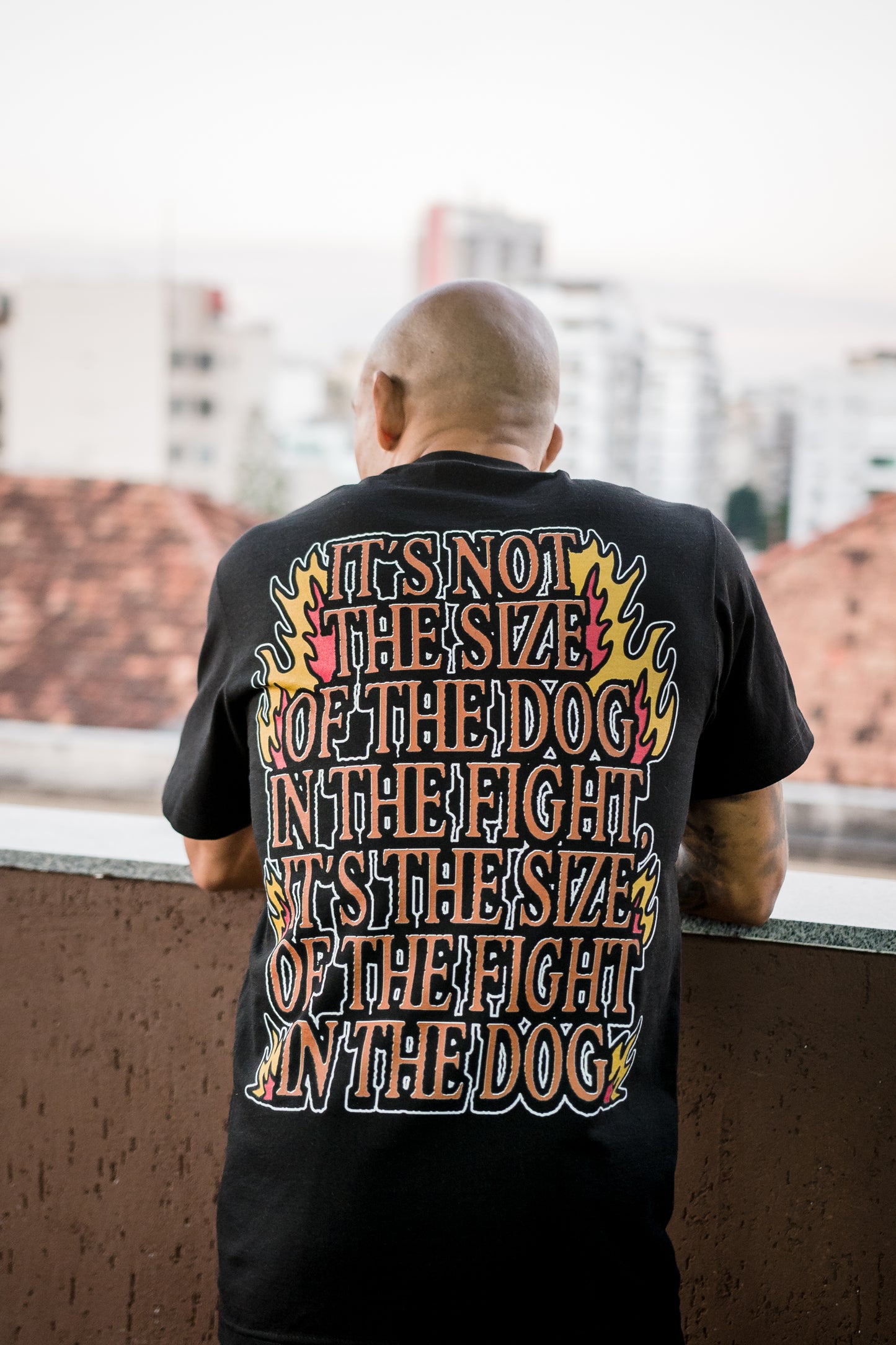 Dog Fight "Classic" Tee in Black