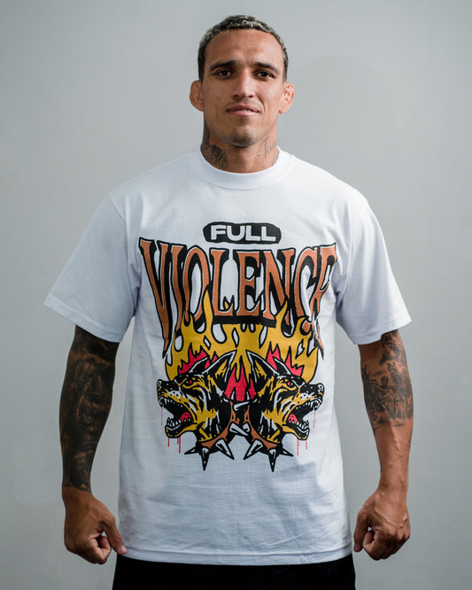 Dog Fight "Classic" Tee in White