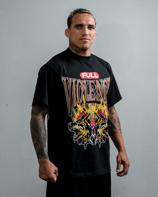 Dog Fight "Classic" Tee in Black