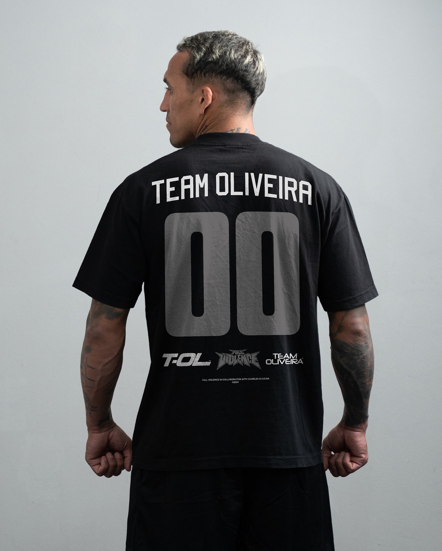 Team Oliveira "Classic" Tee in Black