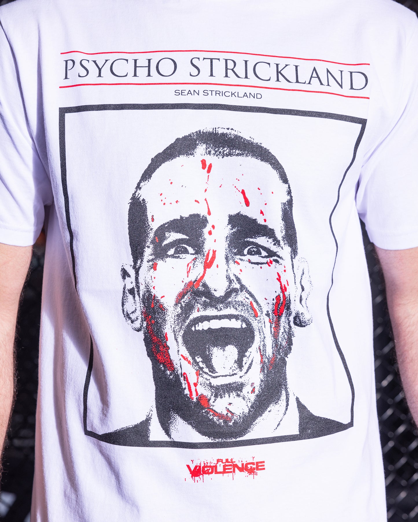 Psycho Strickland "Classic" Tee in White