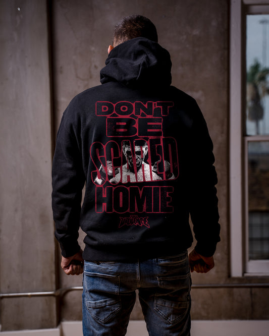 Don't Be Scared Hoodie in Black