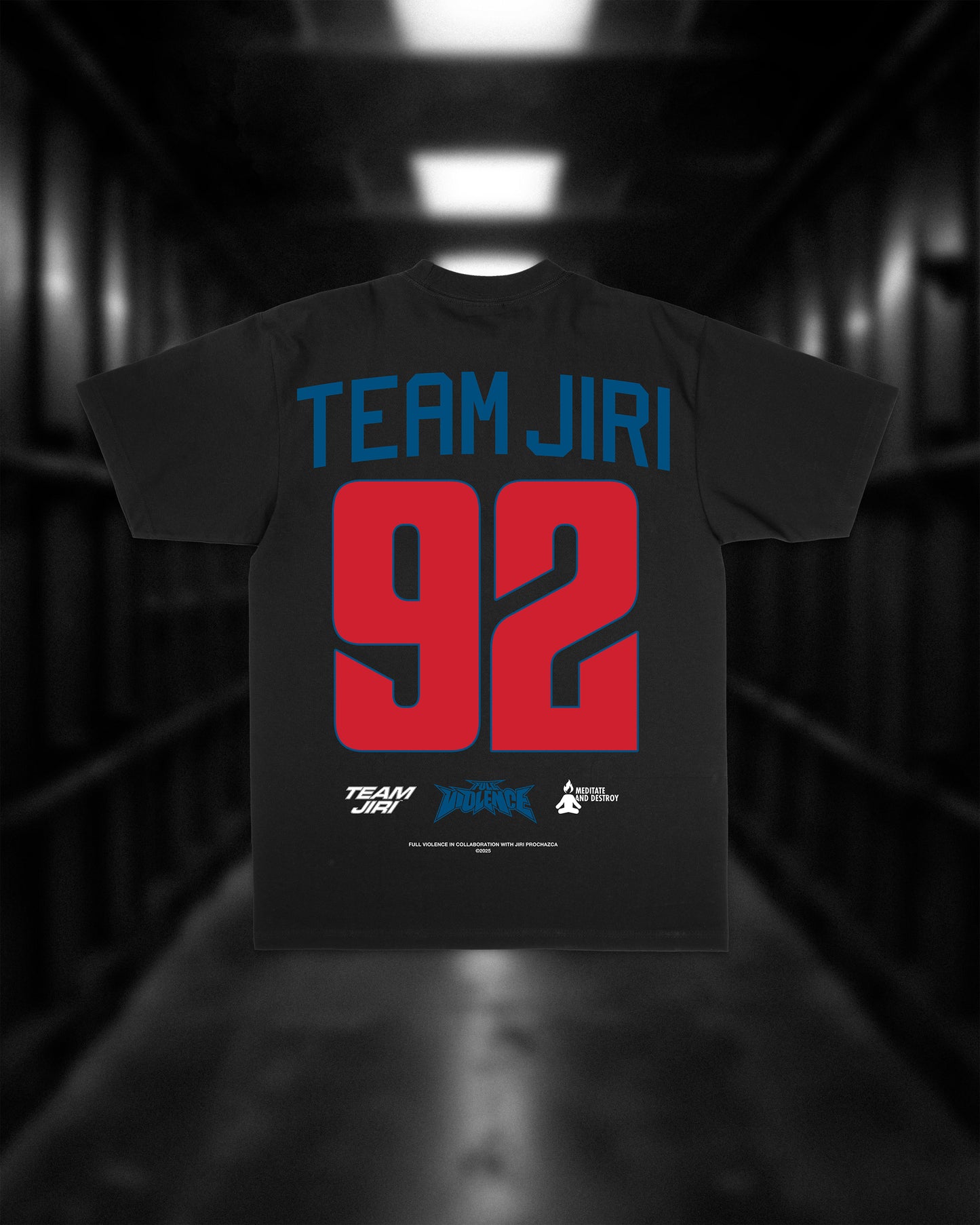 Team Jiri "Classic" Tee in Black