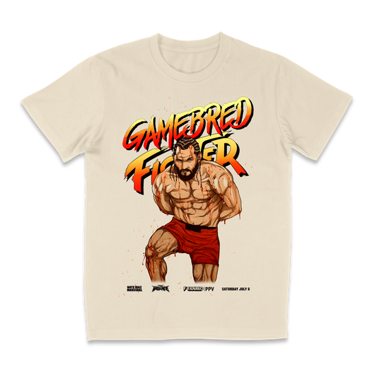 Gamebred Fighter "Standard" Tee in Natural