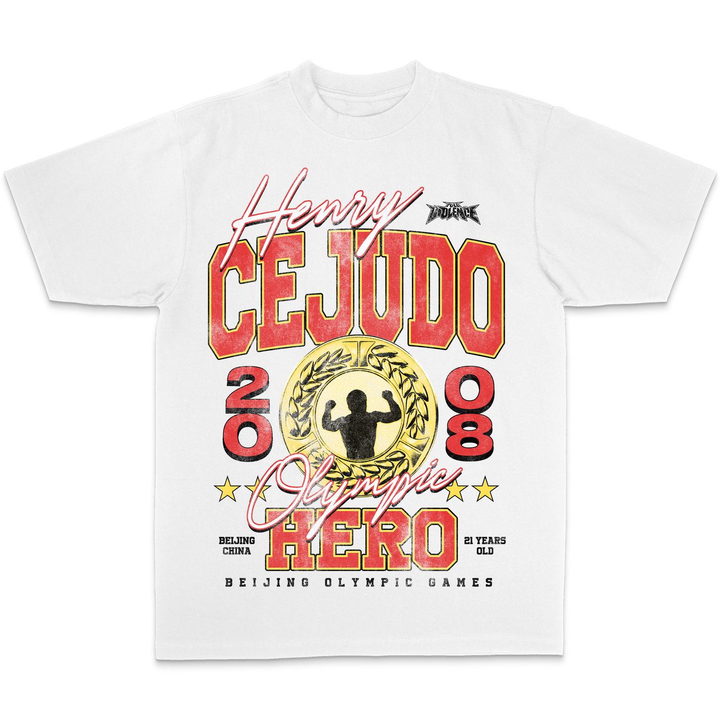 Olympic Hero "Classic" Tee in White